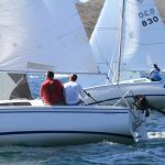 Catalina 22s at speed. Photo: Chris Smith